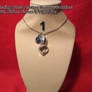Crystal Filled Pendant Necklaces (4 Styles)